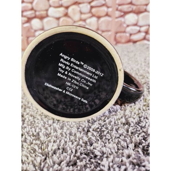 Angry Birds Collectible Coffee Cup | 2-Sided Black Mug | 2009-2012 by Rovio - Picture 3 of 6